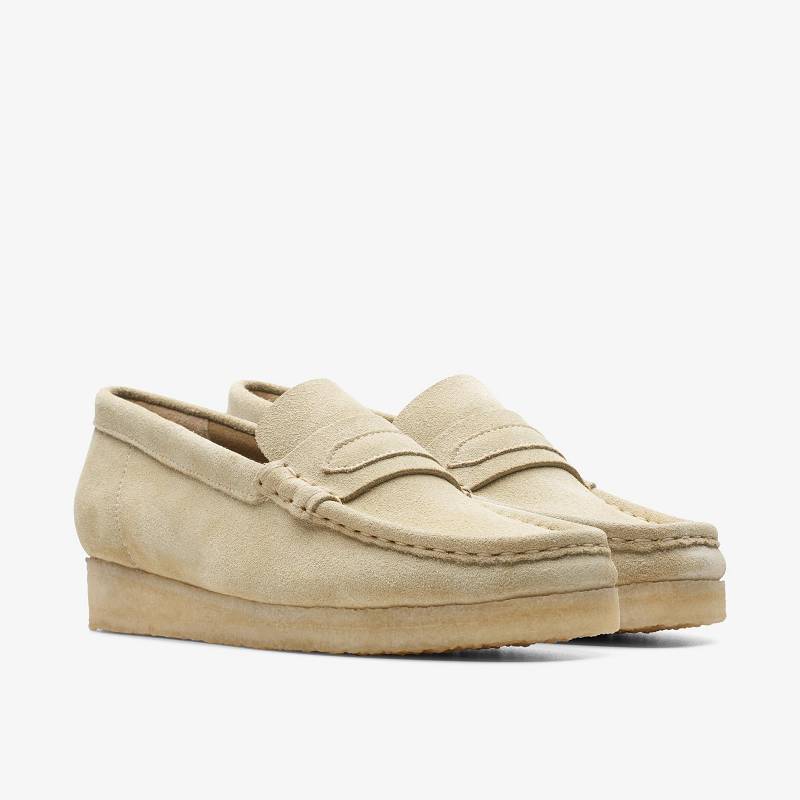 Clarks Wallabee Loafer Bej Rengi | CLKS-85401