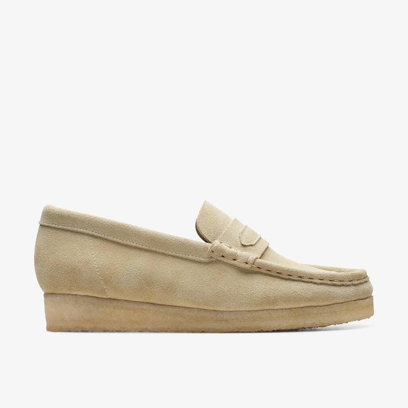 Clarks Wallabee Loafer Bej Rengi | CLKS-85401