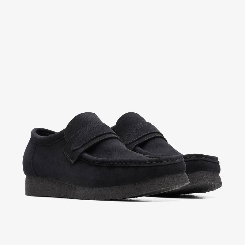 Clarks Wallabee Loafer Siyah | CLKS-84298