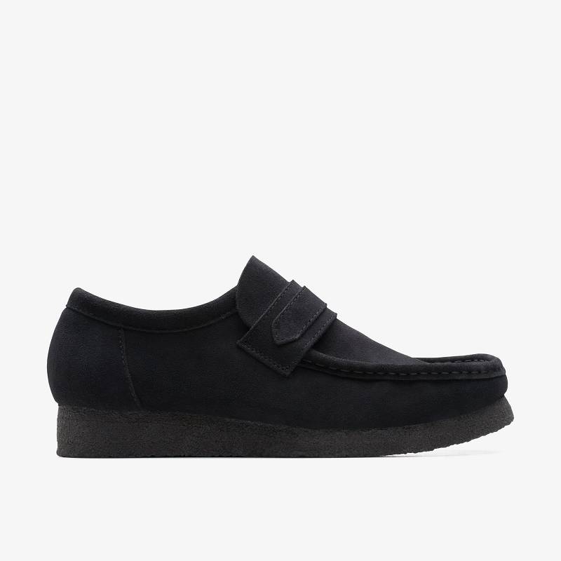 Clarks Wallabee Loafer Siyah | CLKS-84298
