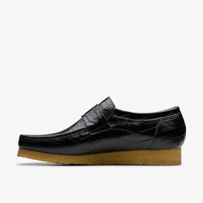 Clarks Wallabee Loafer Siyah | CLKS-84506