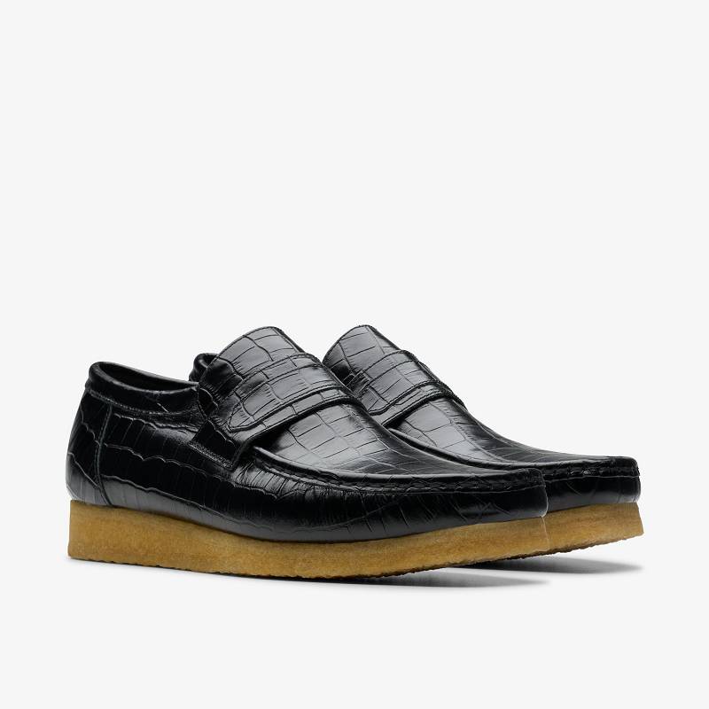 Clarks Wallabee Loafer Siyah | CLKS-84506