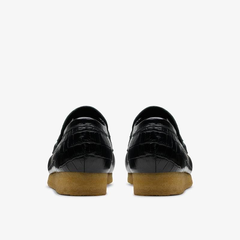 Clarks Wallabee Loafer Siyah | CLKS-84506
