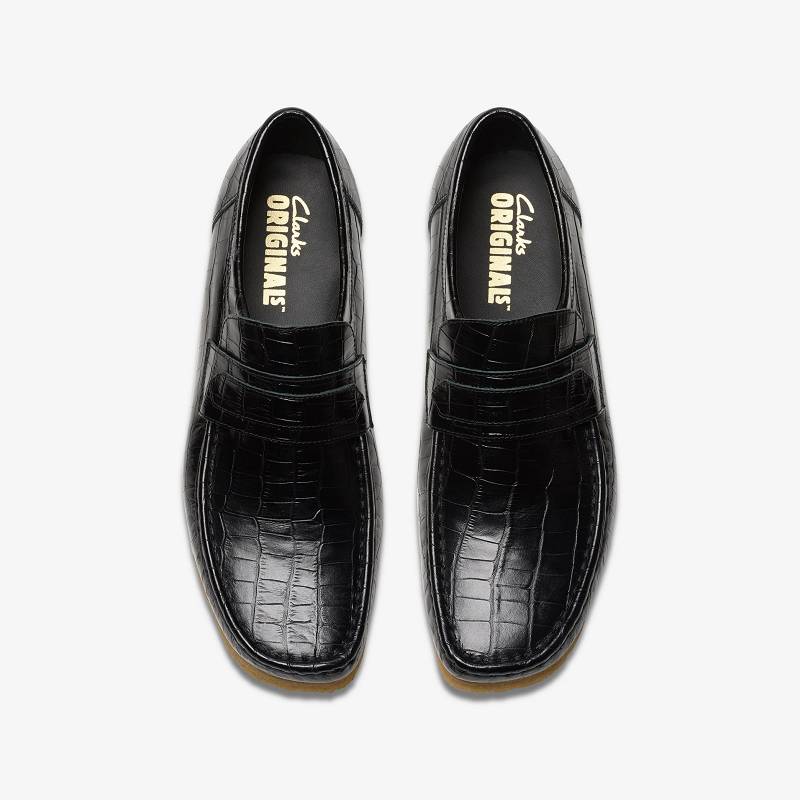Clarks Wallabee Loafer Siyah | CLKS-84506