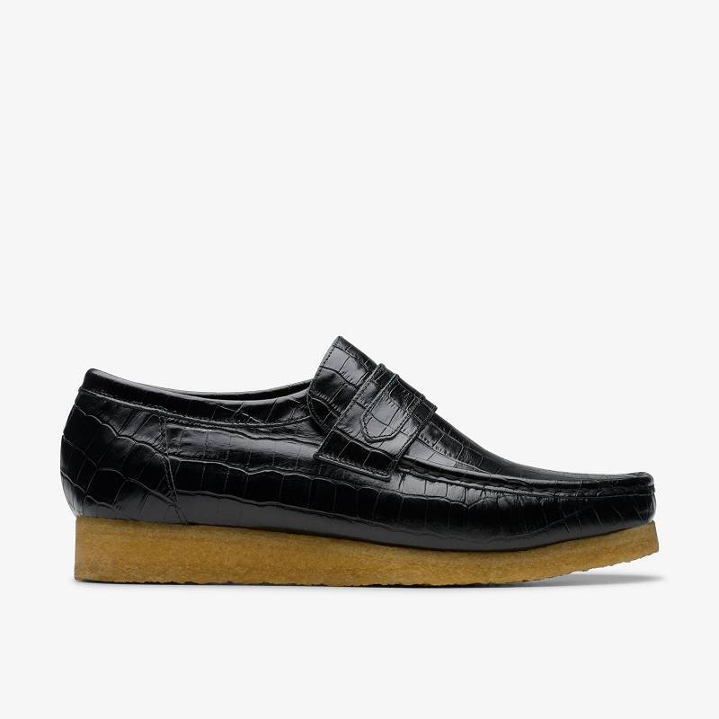 Clarks Wallabee Loafer Siyah | CLKS-84506
