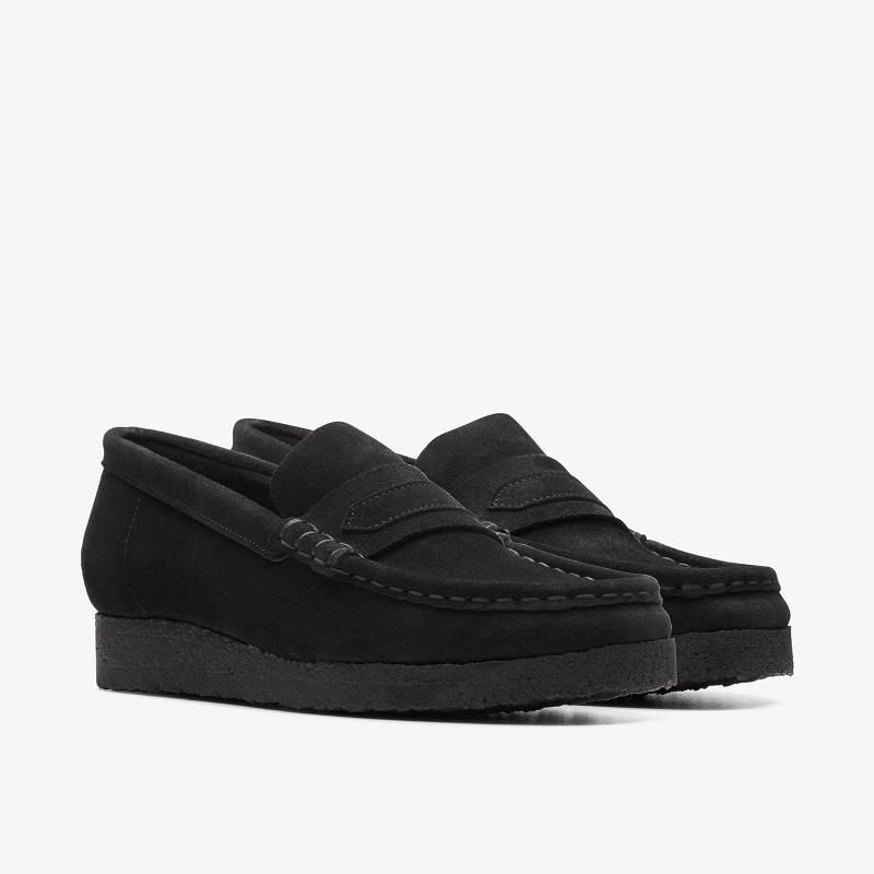 Clarks Wallabee Loafer Siyah | CLKS-84823