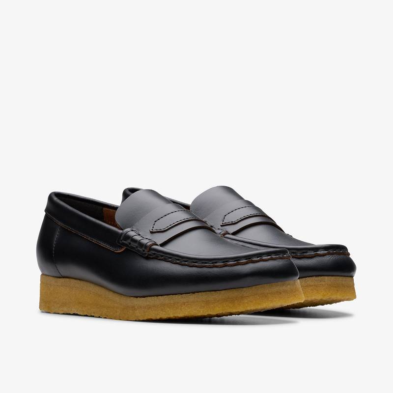Clarks Wallabee Loafer Siyah | CLKS-84824