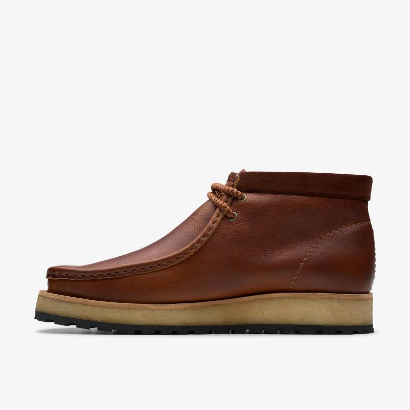 Clarks Wallabee Scout Koyu Kahverengi | CLKS-84490
