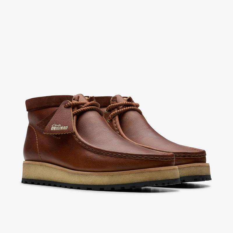 Clarks Wallabee Scout Koyu Kahverengi | CLKS-84490