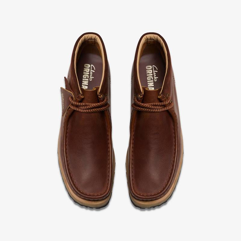Clarks Wallabee Scout Koyu Kahverengi | CLKS-84490