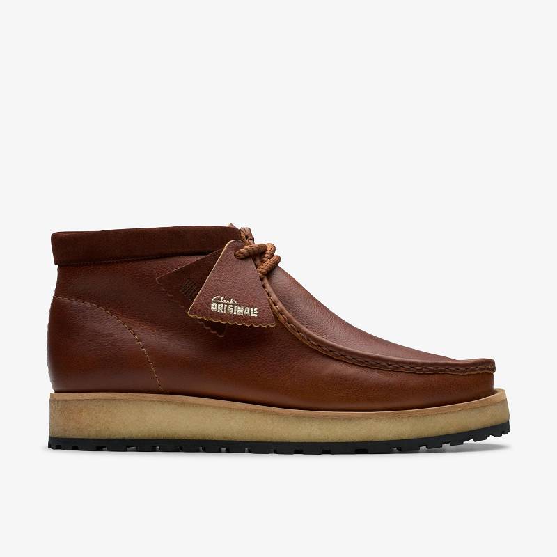Clarks Wallabee Scout Koyu Kahverengi | CLKS-84490
