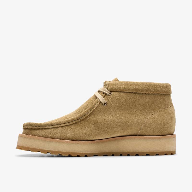 Clarks Wallabee Scout Koyu Kahverengi | CLKS-85607
