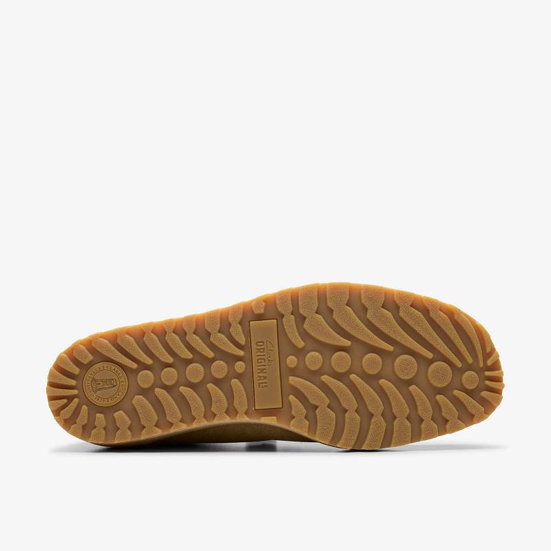 Clarks Wallabee Scout Koyu Kahverengi | CLKS-85607