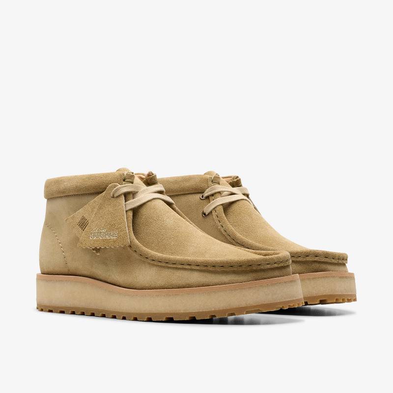 Clarks Wallabee Scout Koyu Kahverengi | CLKS-85607