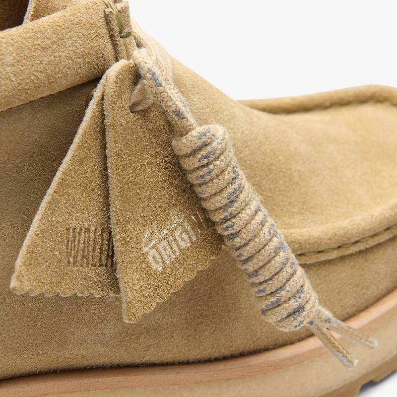 Clarks Wallabee Scout Koyu Kahverengi | CLKS-85607