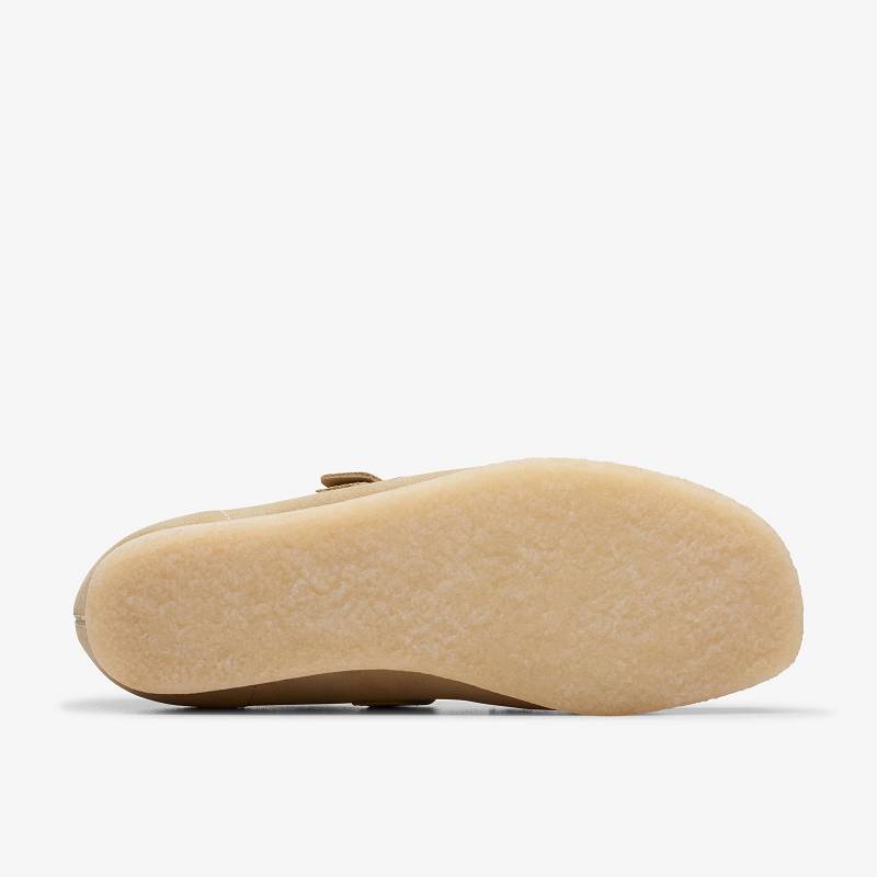 Clarks Wallabee T-Bar Bej Rengi | CLKS-85414