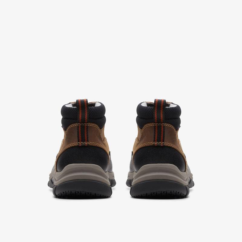 Clarks Walpath Zip Koyu Kahverengi | CLKS-84549