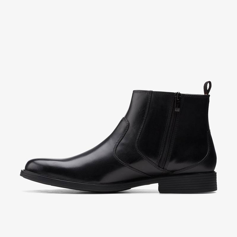 Clarks Whiddon Zip Siyah | CLKS-84520