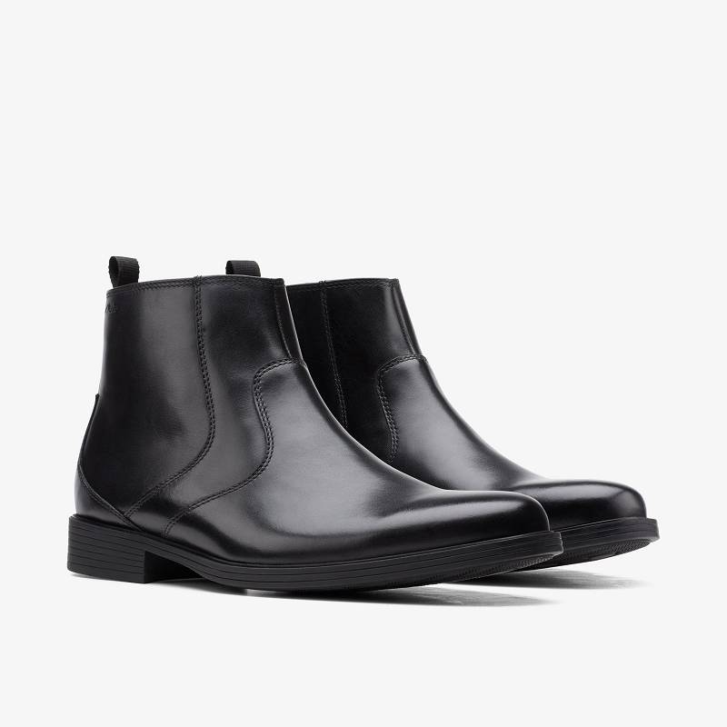 Clarks Whiddon Zip Siyah | CLKS-84520