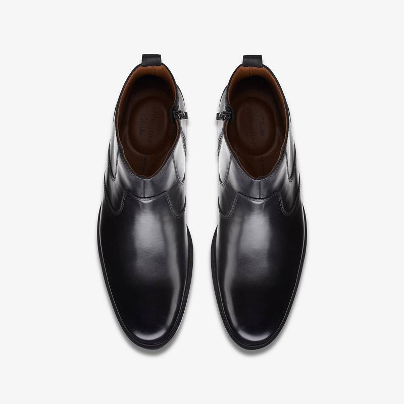 Clarks Whiddon Zip Siyah | CLKS-84520