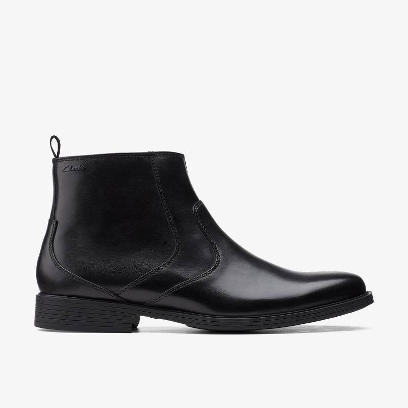Clarks Whiddon Zip Siyah | CLKS-84520