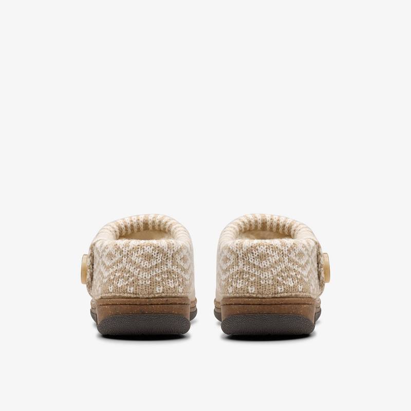 Clarks Willowdean Sweater Slippers Gri Kahverengi | CLKS-84668
