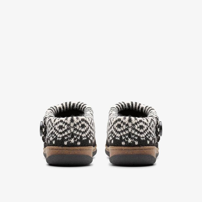 Clarks Willowdean Sweater Slippers Siyah | CLKS-84670