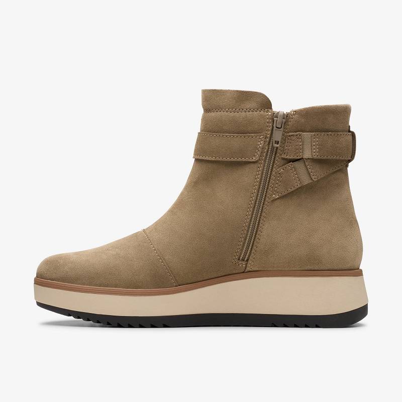 Clarks Zylah Faye Koyu Gri Kahverengi | CLKS-85461