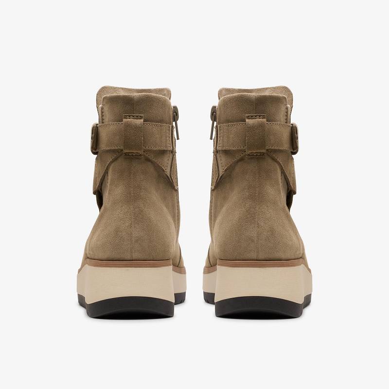 Clarks Zylah Faye Koyu Gri Kahverengi | CLKS-85461