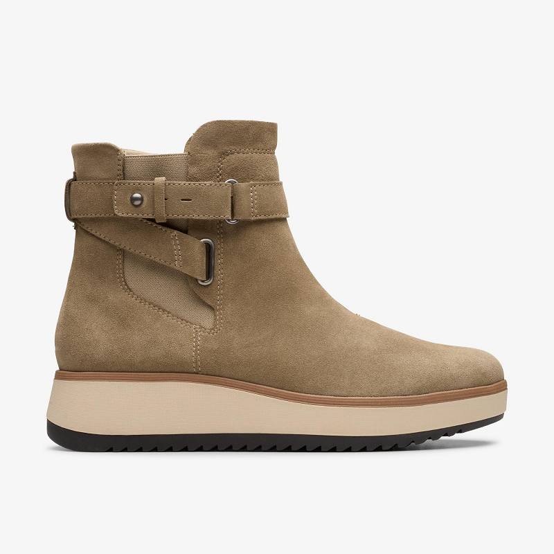 Clarks Zylah Faye Koyu Gri Kahverengi | CLKS-85461